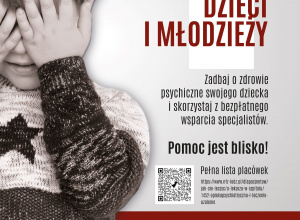 plakat zdrowie psychiczne dzieci i młodzieży
