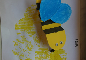 Pszczoła- praca plastyczna