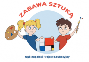 Logo programu edukacyjnego "Zabawa sztuką"